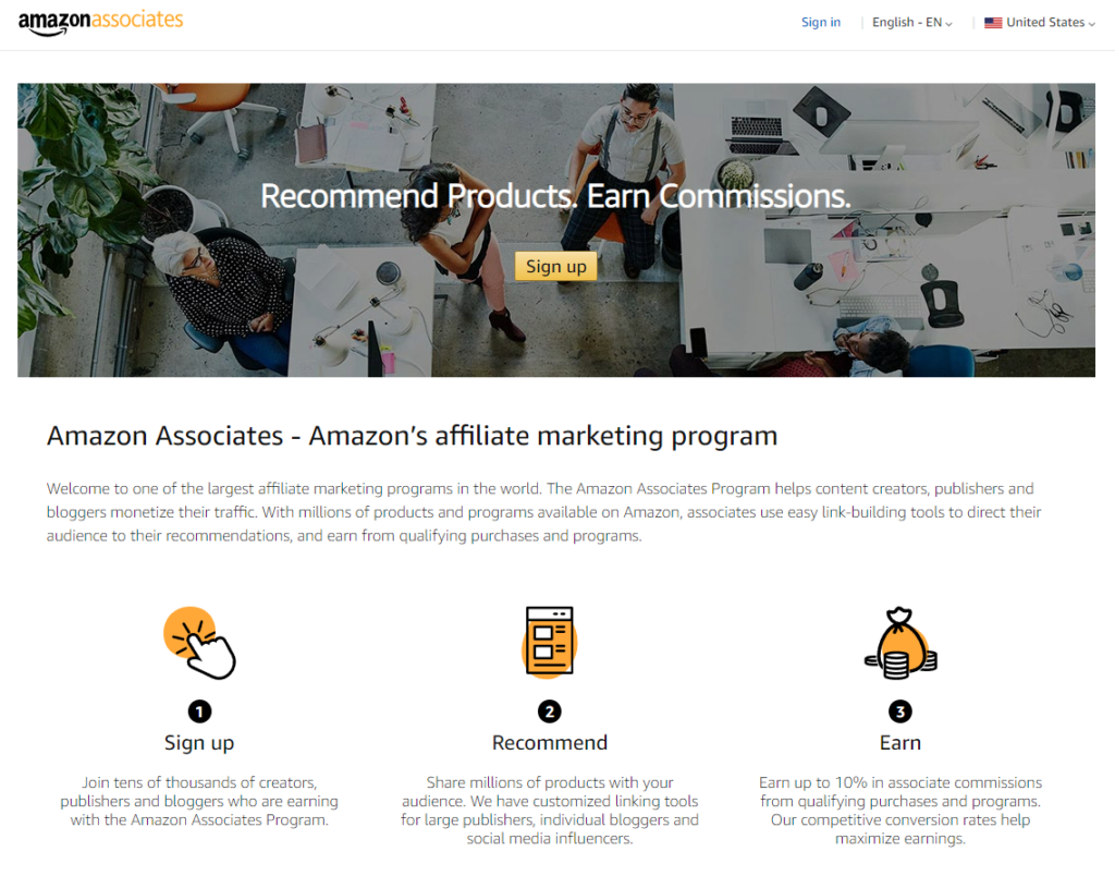 Amazon affiliate  Associates Review