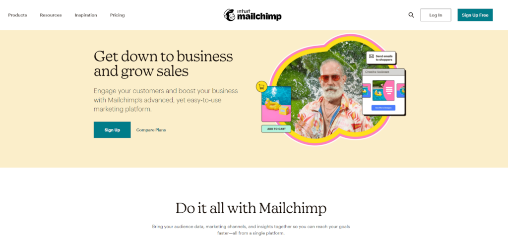 MailChimp email marketing services