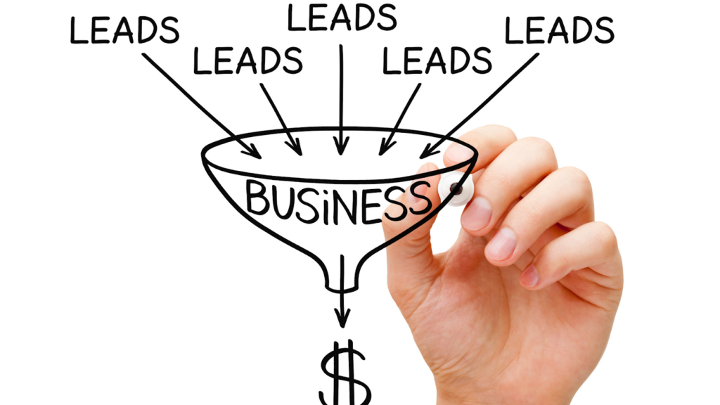 Sales funnel to generate leads for business