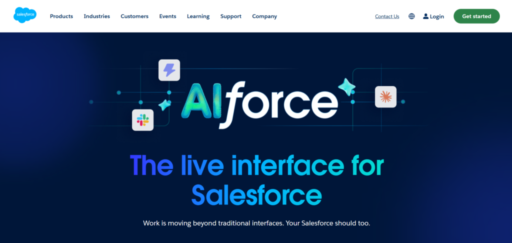 salesforce website home