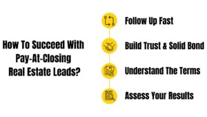 How to succeed with pay at close leads