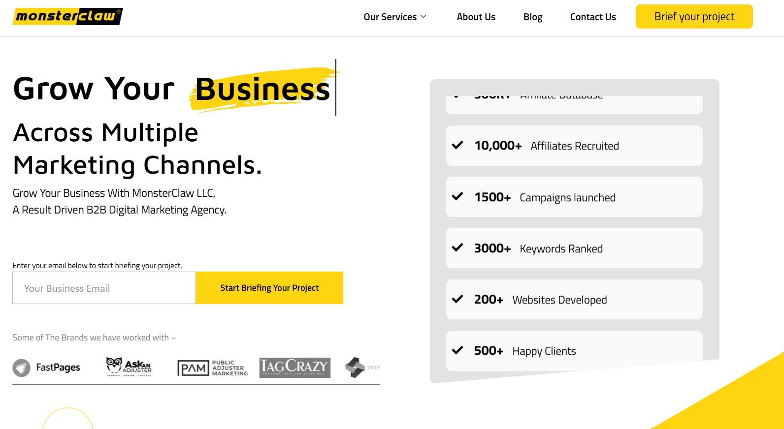 MonsterClaw - B2B Digital Marketing Agency