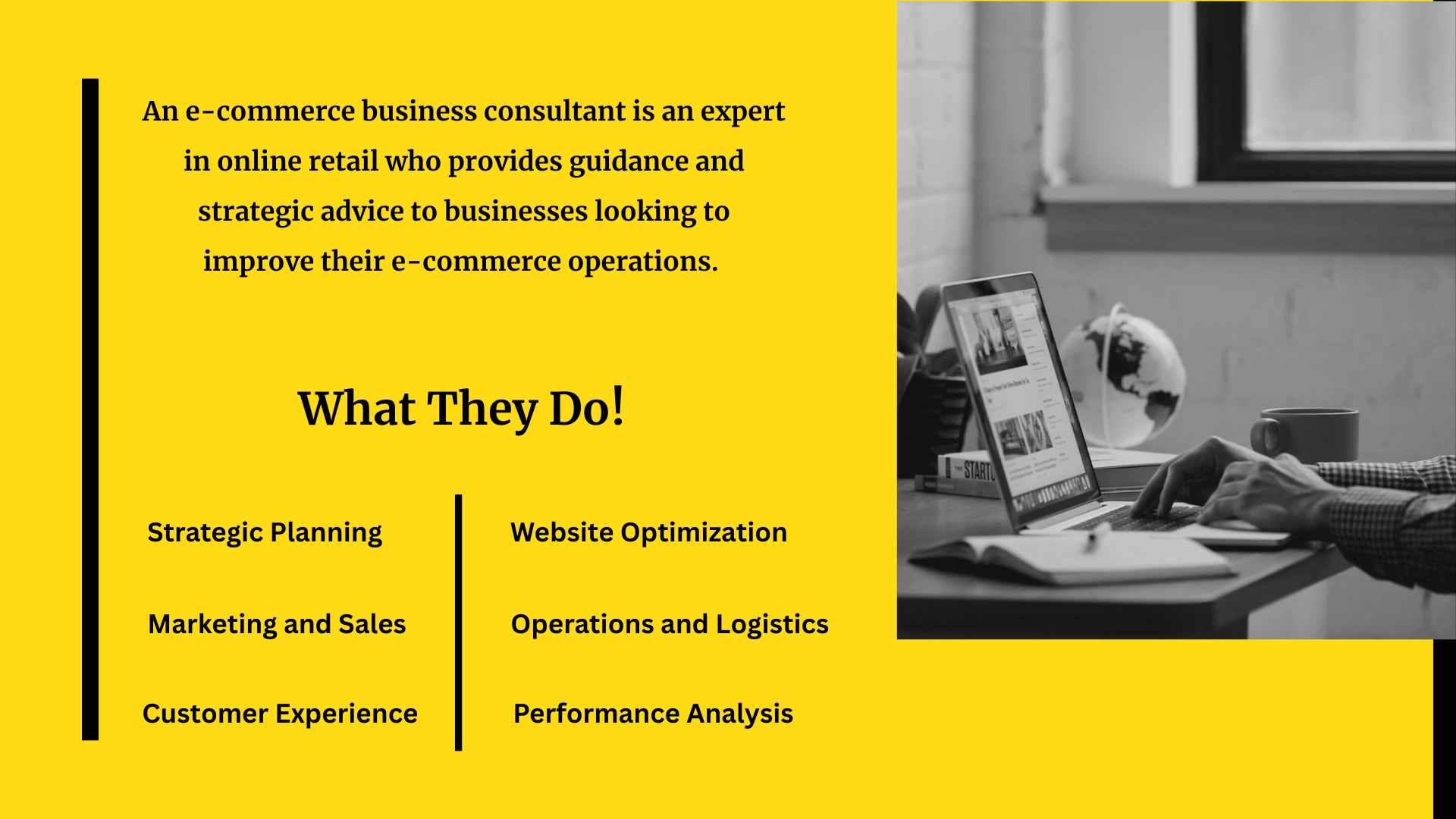 what e-commerce business Consultants do
