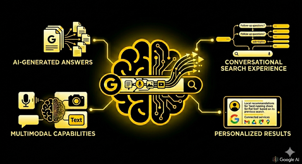 Features of Google AI Mode