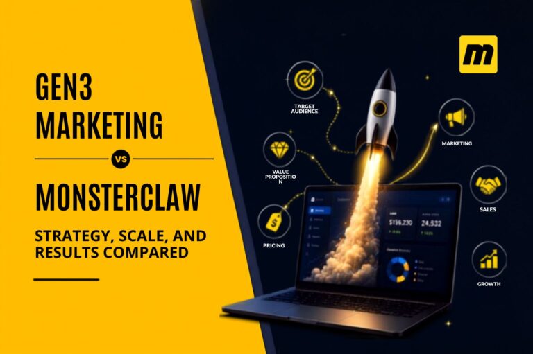 Gen3 Marketing vs MonsterClaw: Strategy, Scale, and Results Compared