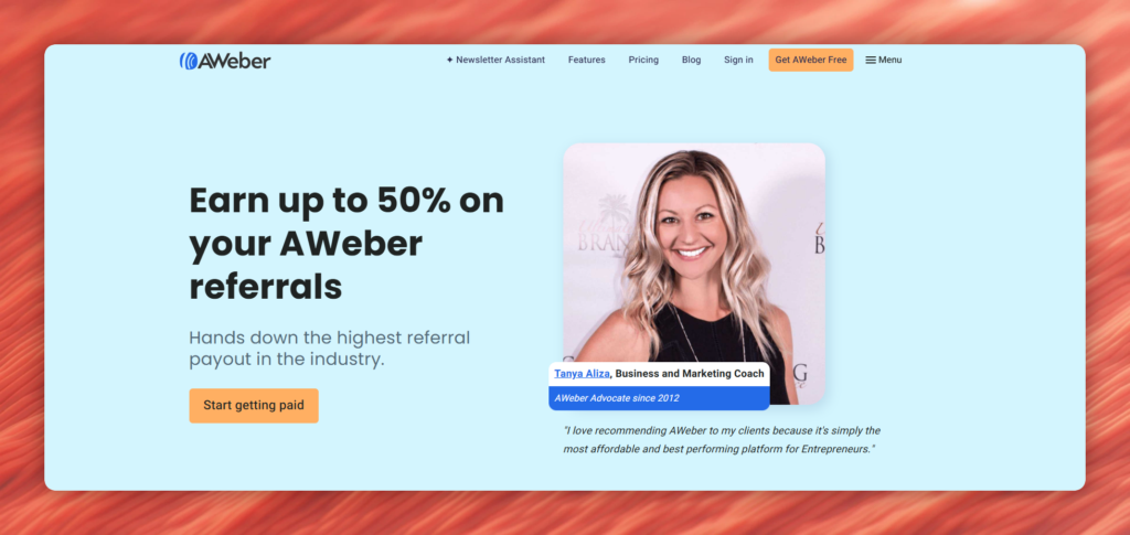 Aweber Affiliate Prgoram