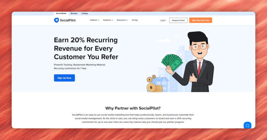 Social Pilot Affiliate Program