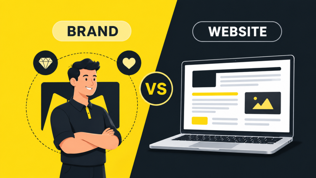 Brand Vs. Website