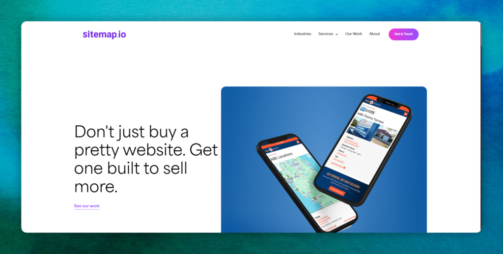 Sitemap website home