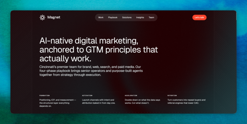 Magnet Co website home