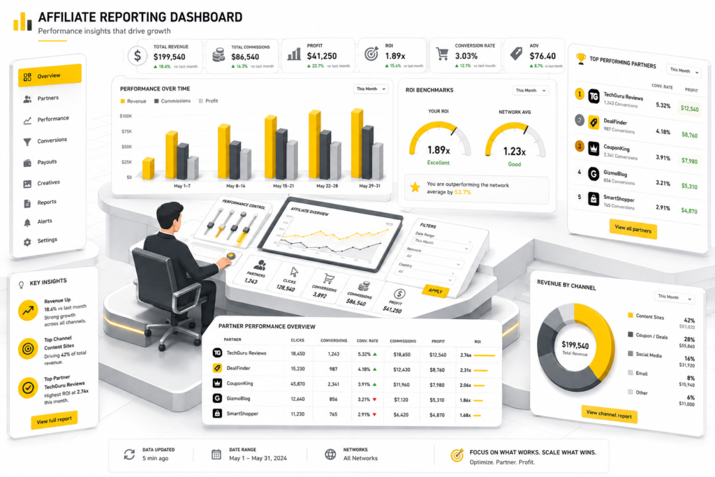 An Affiliate Marketing ROI Dashboard: What Should You Track?