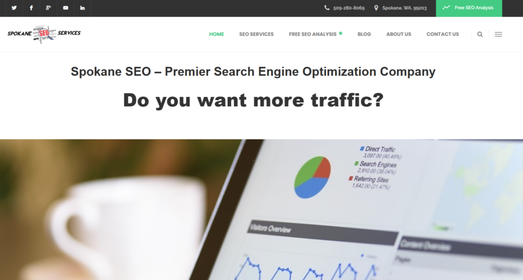 Spokane SEO Website Home