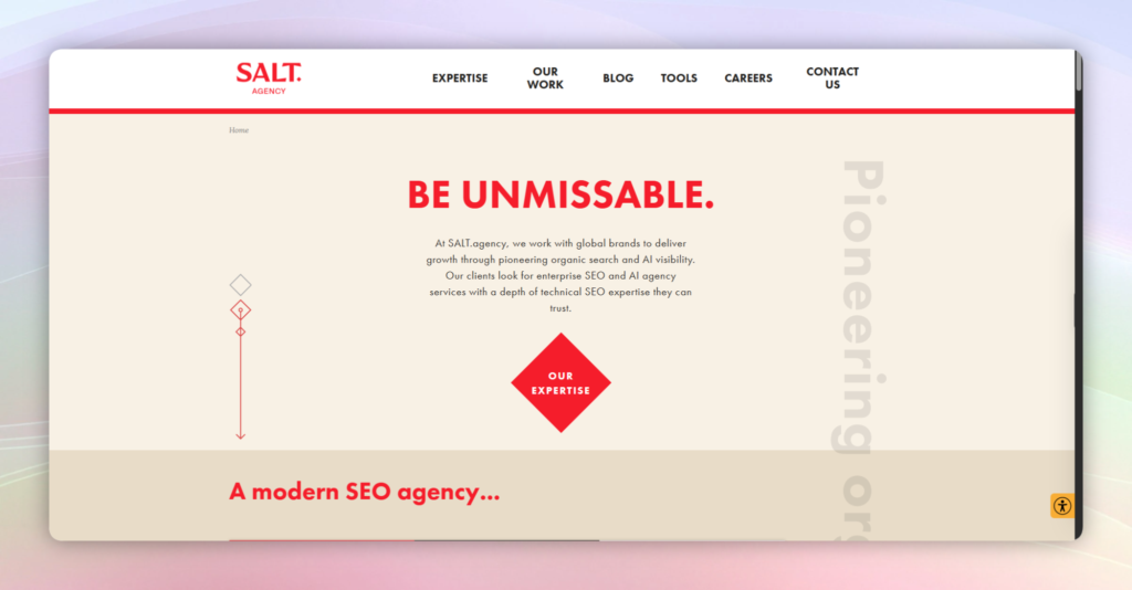 Salt Agency Website Home